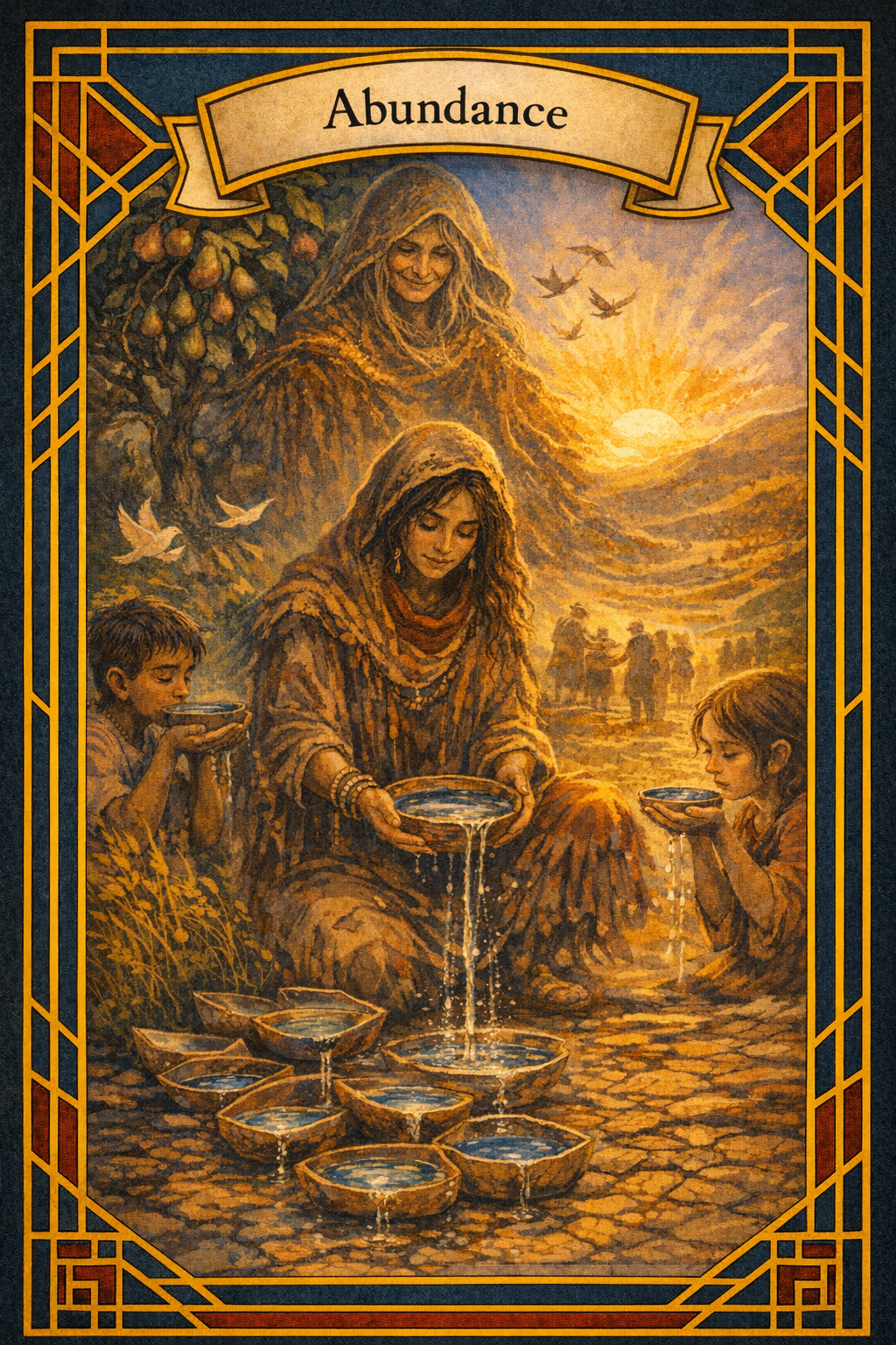 Abundance card art