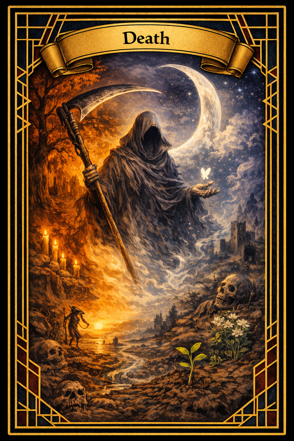 Death featured card face