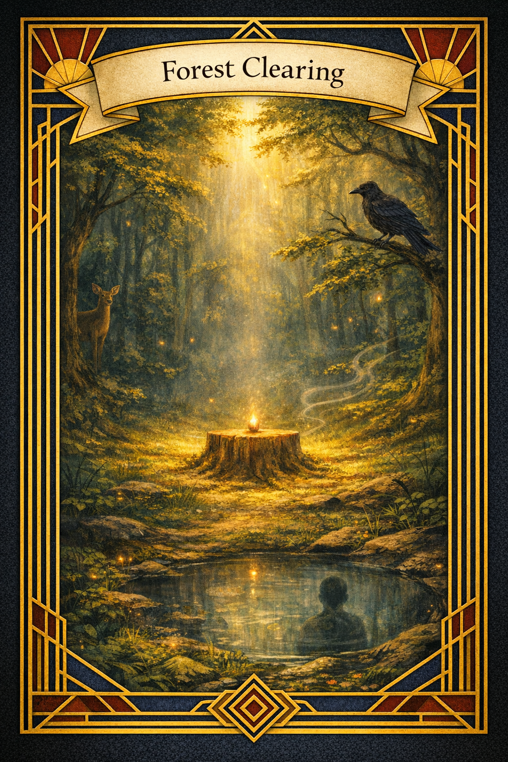 Forest Clearing card art