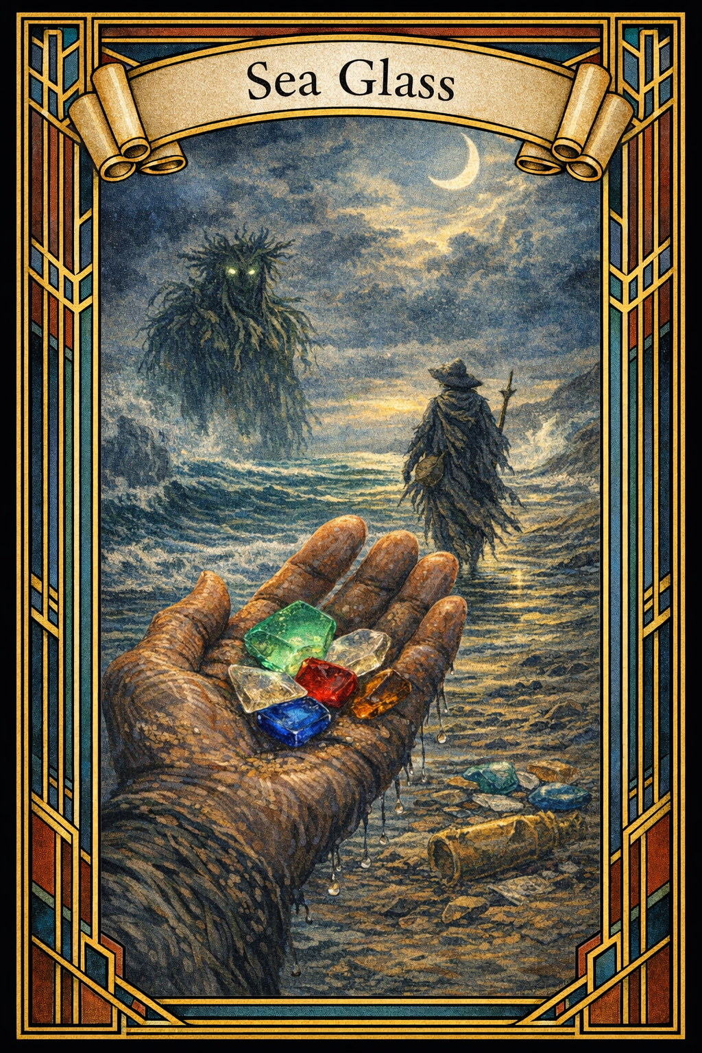 Sea Glass card art