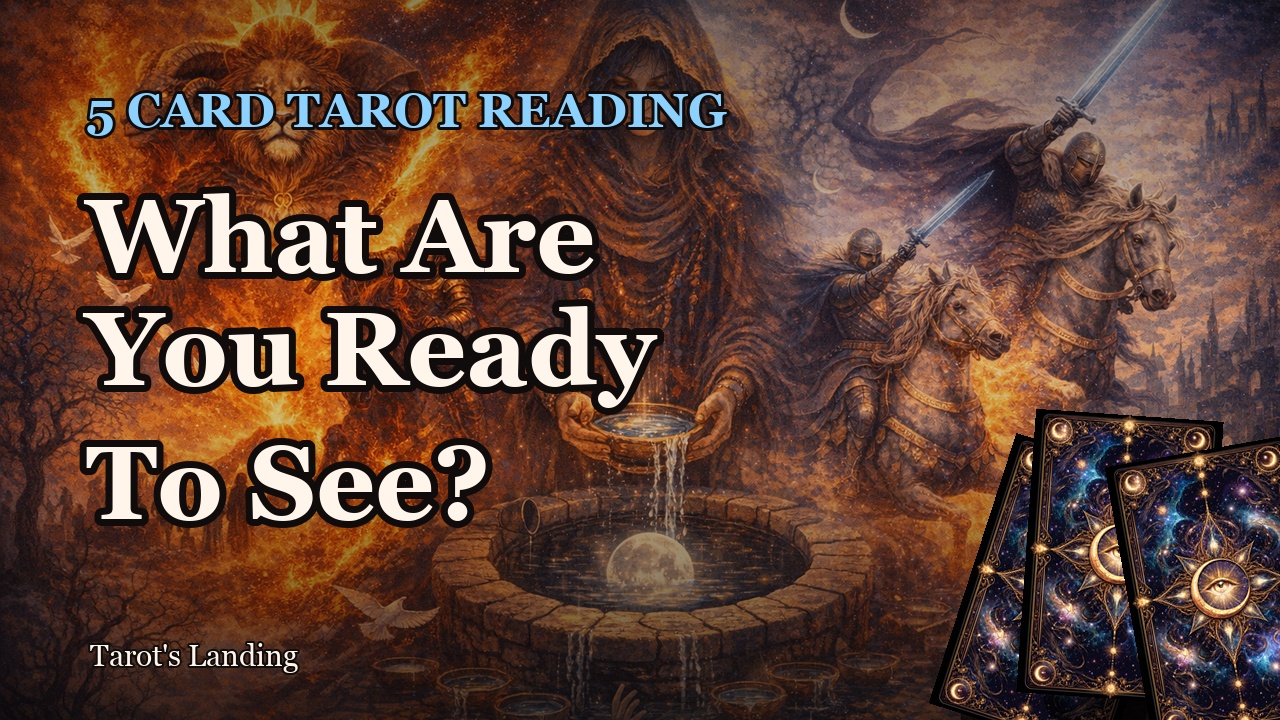 Love, Truth, and Timing | Five-Card Tarot Reading reading image