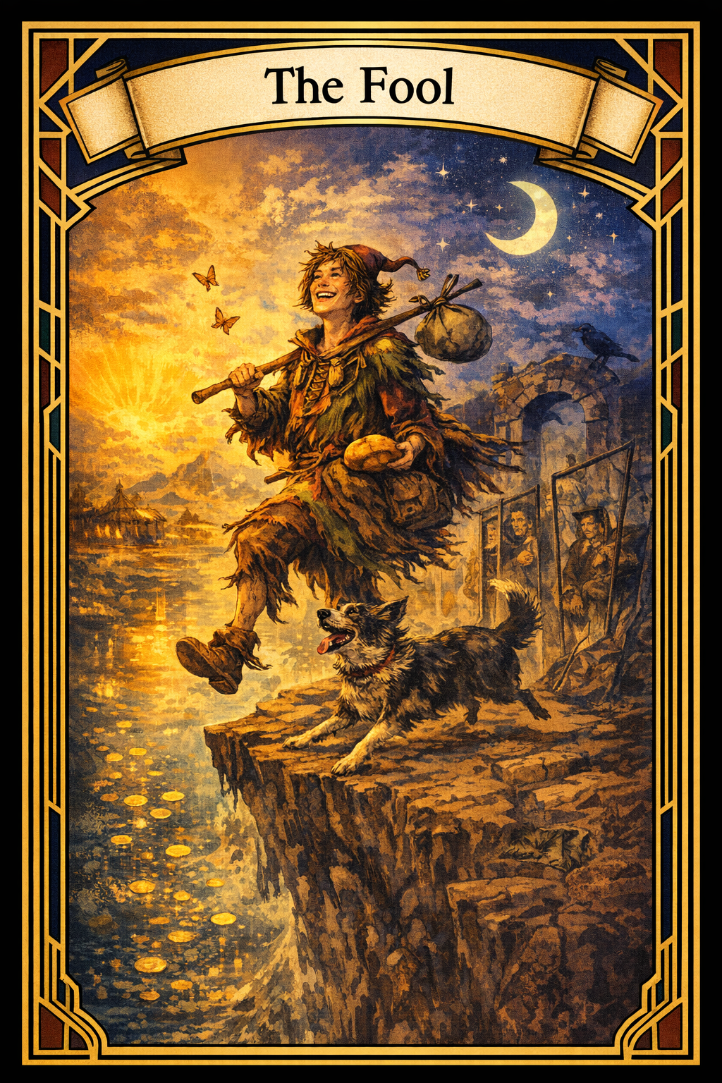 The Fool card art